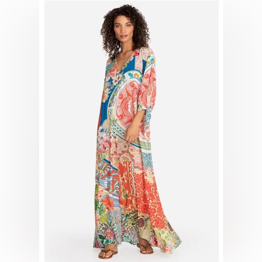 NWT Johnny Was Boho Maxi Cover Up - Size L
